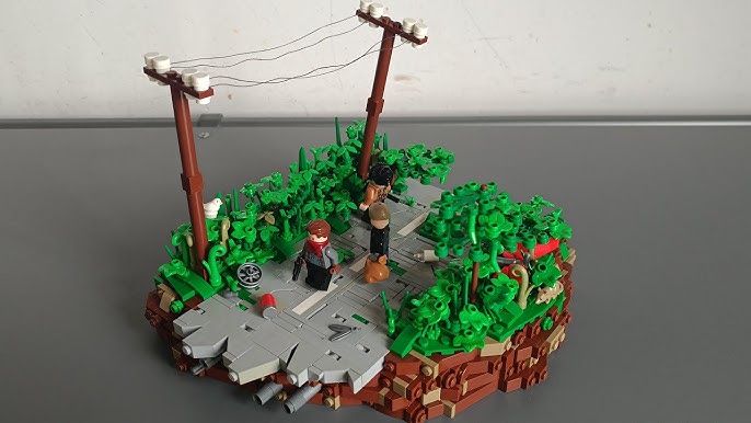 Star Wars diorama photo entry A with minifigures and terrain.